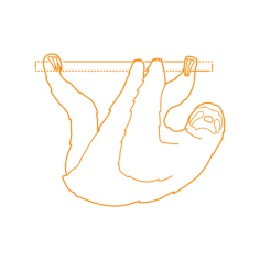 Animals Sloths Silhouette Svg Vector, Free Vectors File